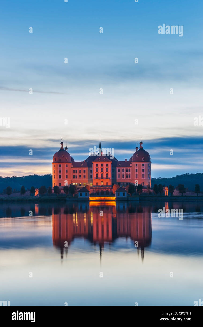 Schloss Moritzburg, Sachsen Deutschland, Europa | Château de Moritzburg, Saxe, Allemagne, Europe Banque D'Images