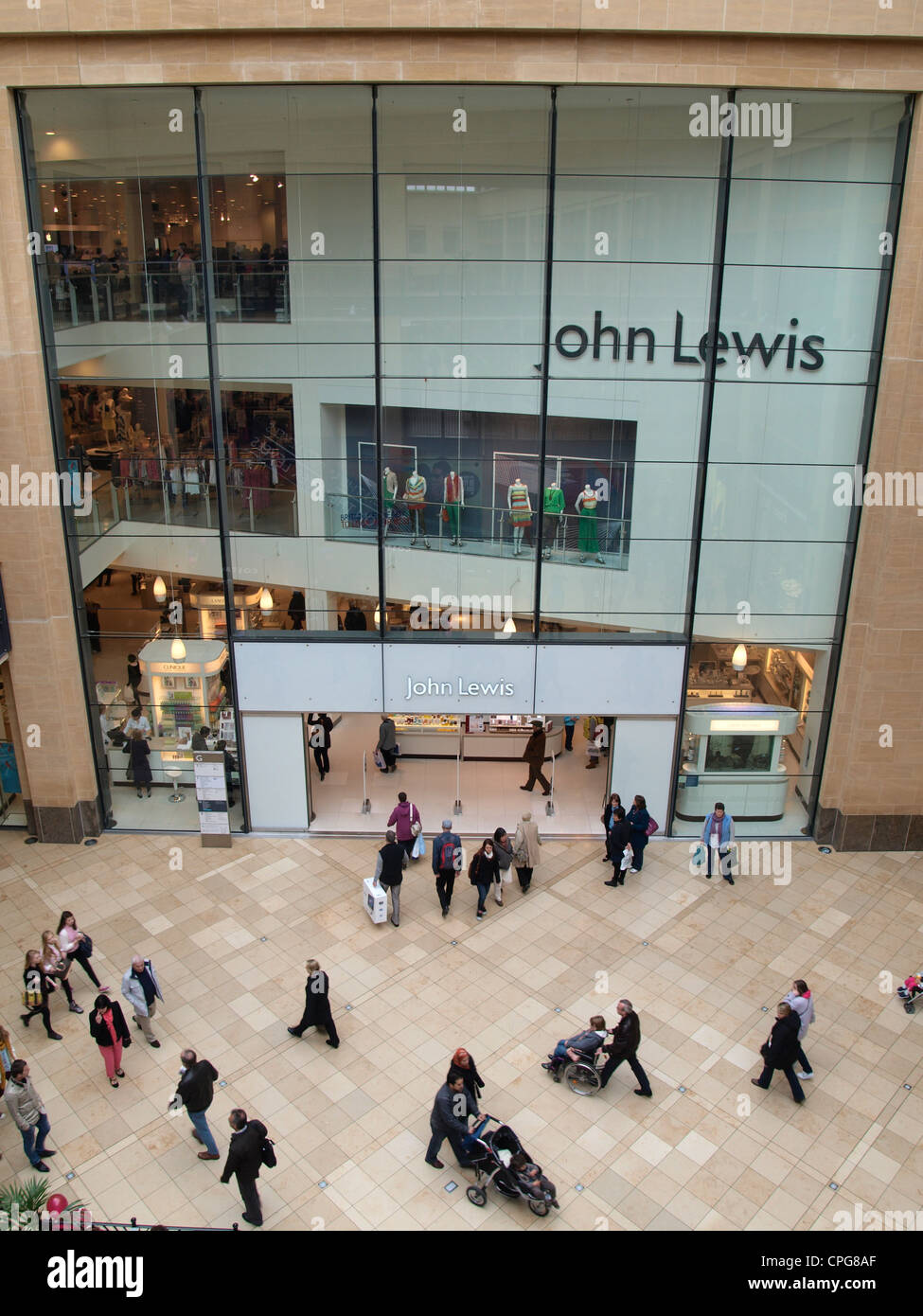John Lewis shop, Grand arcade, Cambridge, Royaume-Uni Banque D'Images