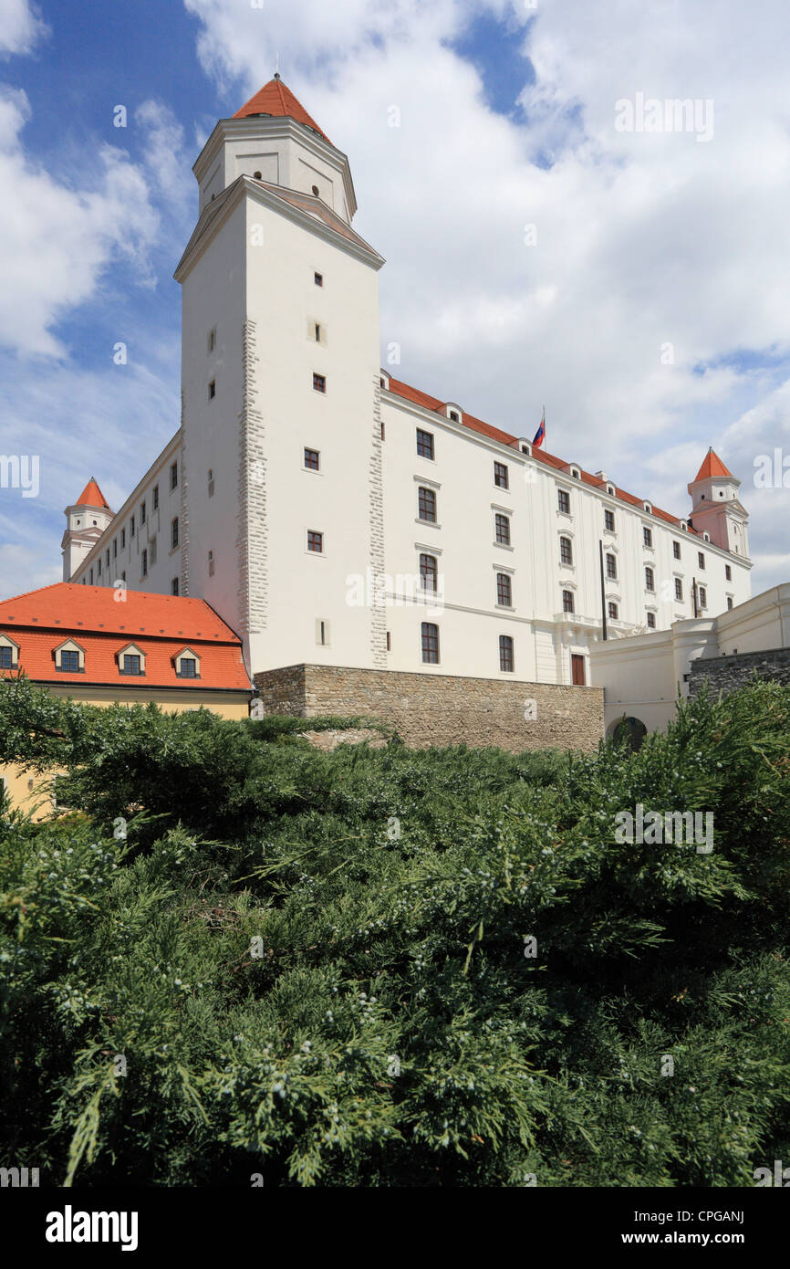 Le château de Bratislava, Slovaquie. Banque D'Images