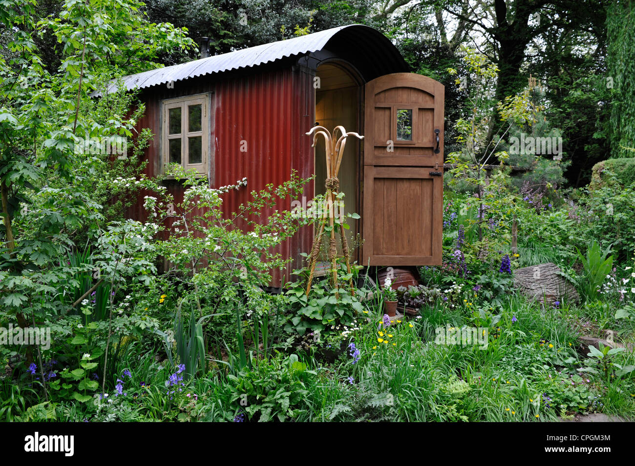 Cabane de bergers Banque D'Images