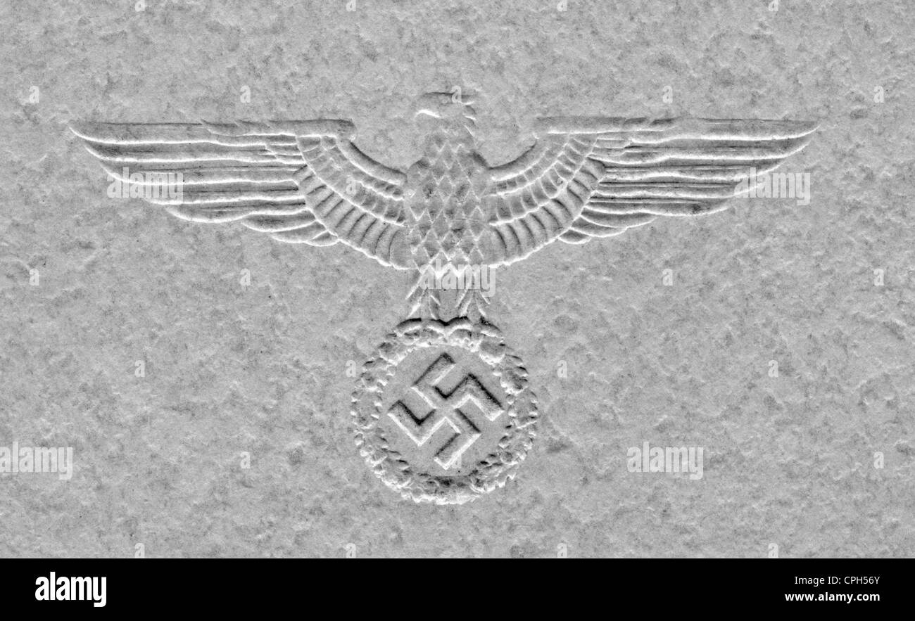 National-socialisme / nazisme, emblèmes, Reichsadler (aigle de l'Empire allemand), insigne national de l'Allemagne nazie, 1935 - 1945, droits additionnels-Clearences-non disponible Banque D'Images