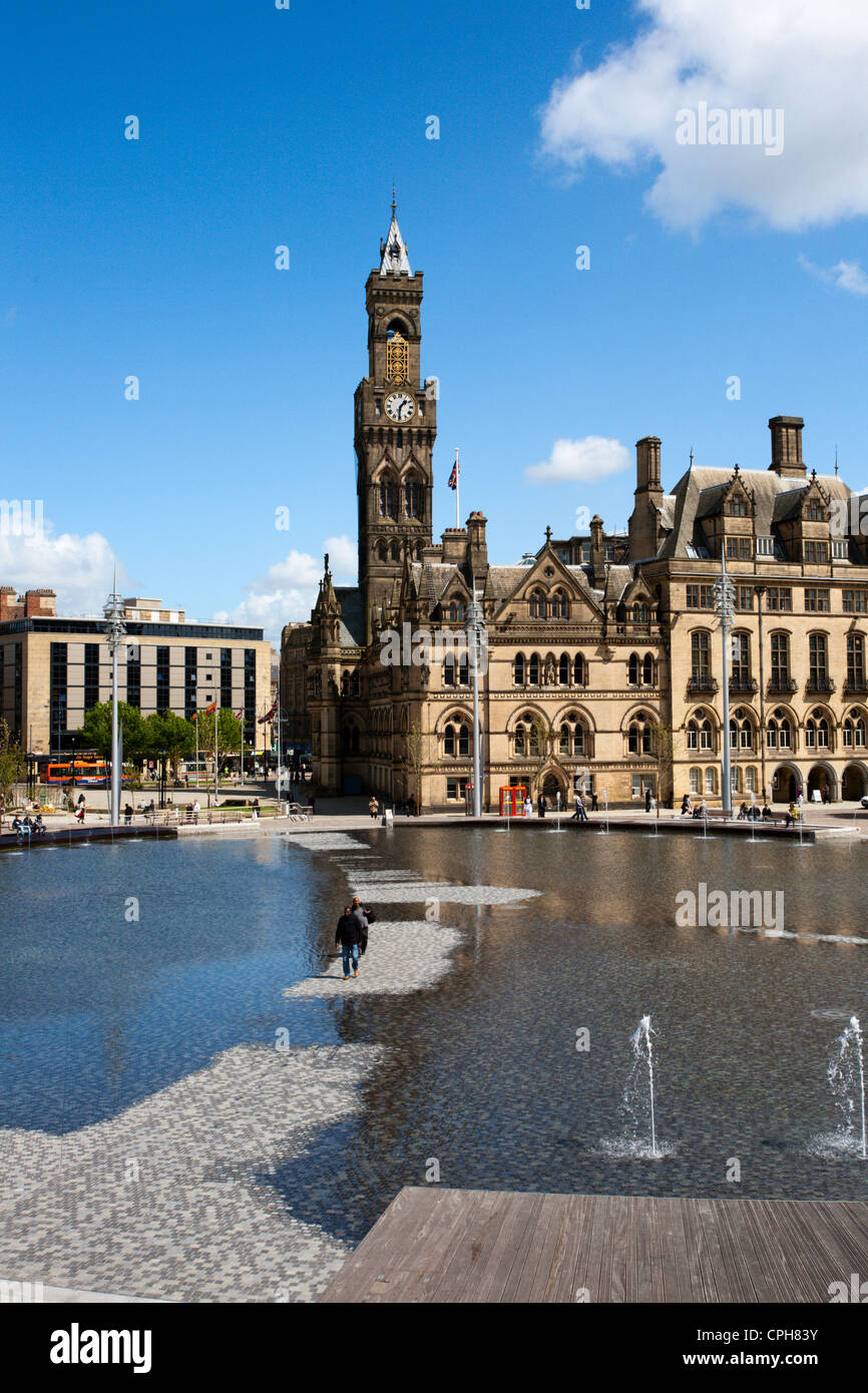 Bradford City Park Ville de Bradford West Yorkshire Angleterre Banque D'Images