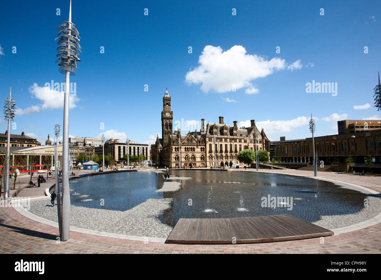 Bradford City Park Ville de Bradford West Yorkshire Angleterre Banque D'Images