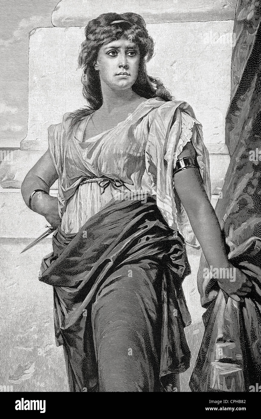 Medea. L'illustration artistique. La gravure. 1884. Banque D'Images