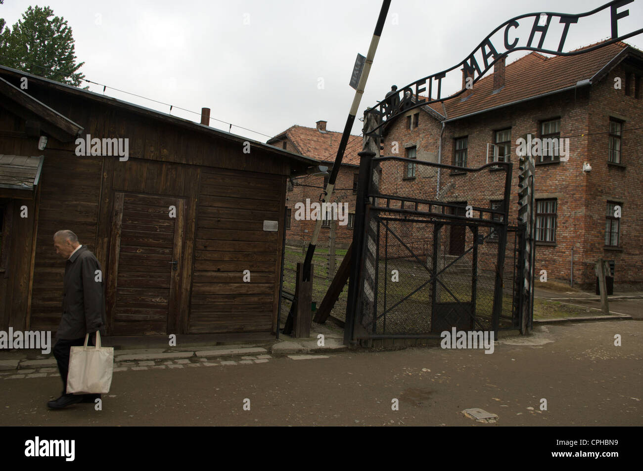Auschwitz (Auschwitz I) Camp de concentration, près de Cracovie, Pologne Banque D'Images