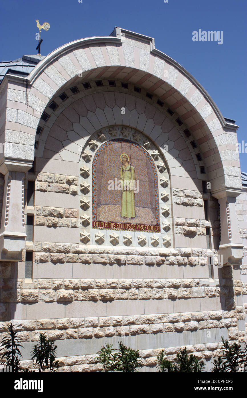 Saint Pierre à Gallicantu église construite dans les pentes du mont Sion à Jérusalem Banque D'Images Saint Pierre à Gallicantu église construite dans les pentes du mont Sion à Jérusalem Banque D'Images