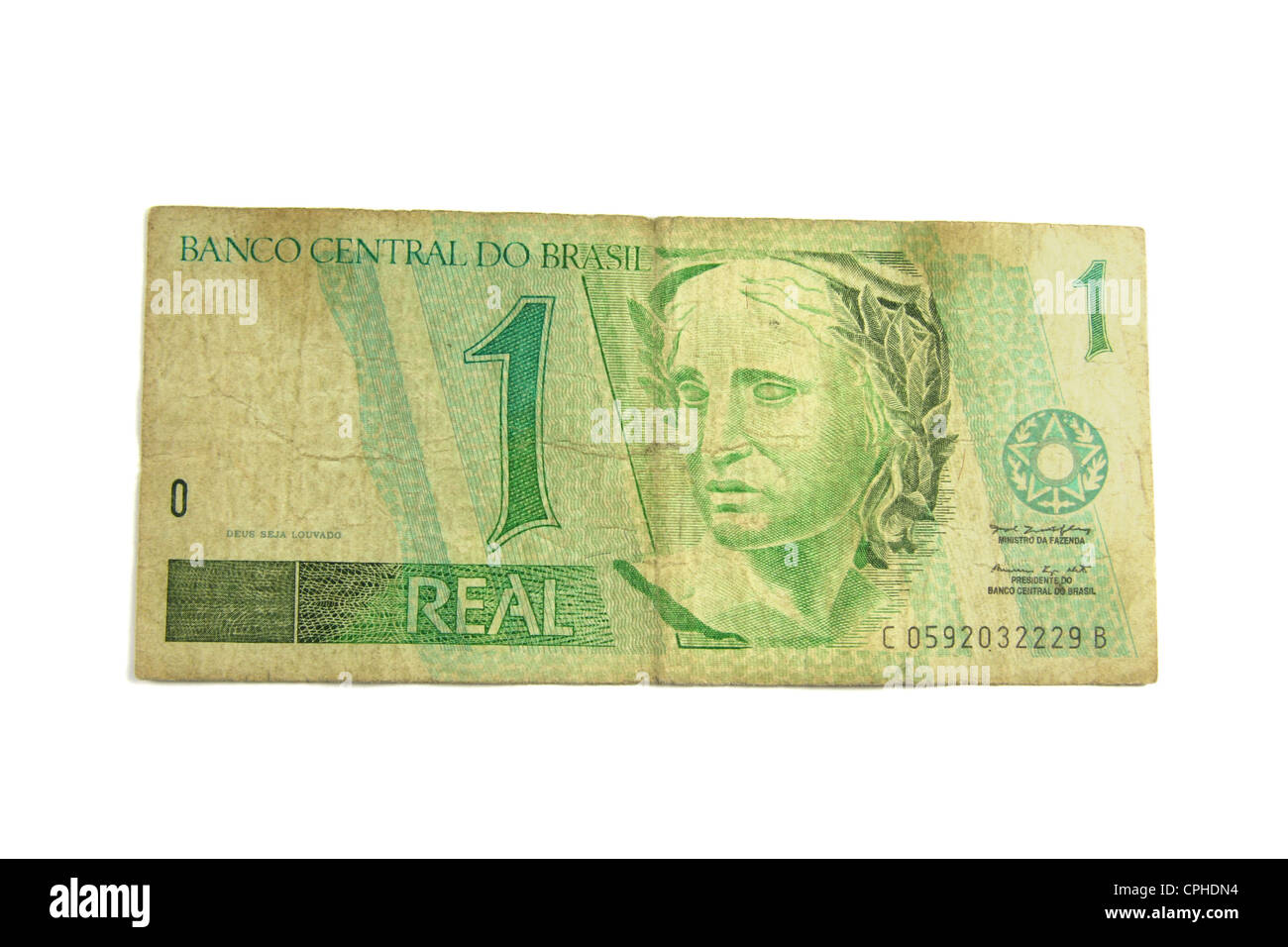 Real de Brésil 1. Banque D'Images