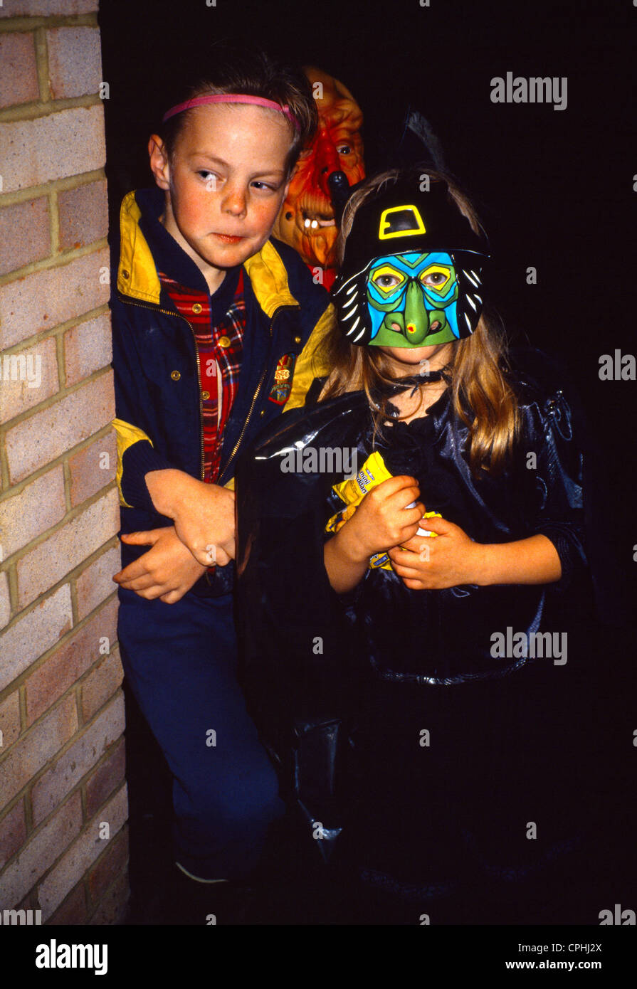 Trick Or Treat Halloween Surrey Epsom Banque D'Images