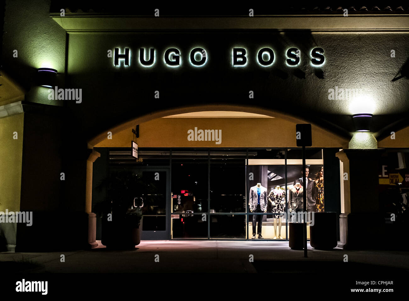 Hugo Boss Outlet Banque d'image et 