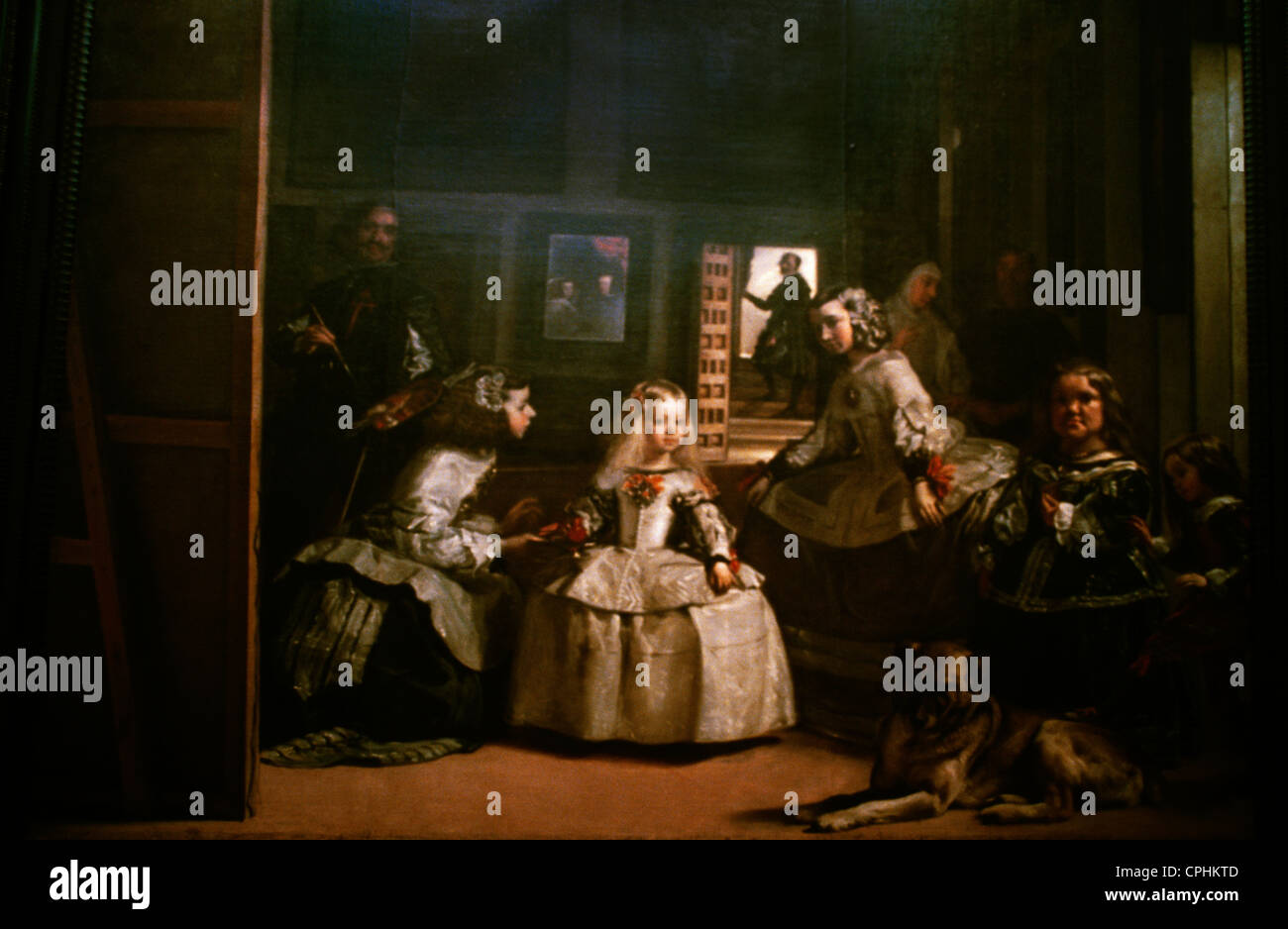 Prado a Madrid Espagne Velazquez Las Meninas (les bonnes de l'honneur) Banque D'Images