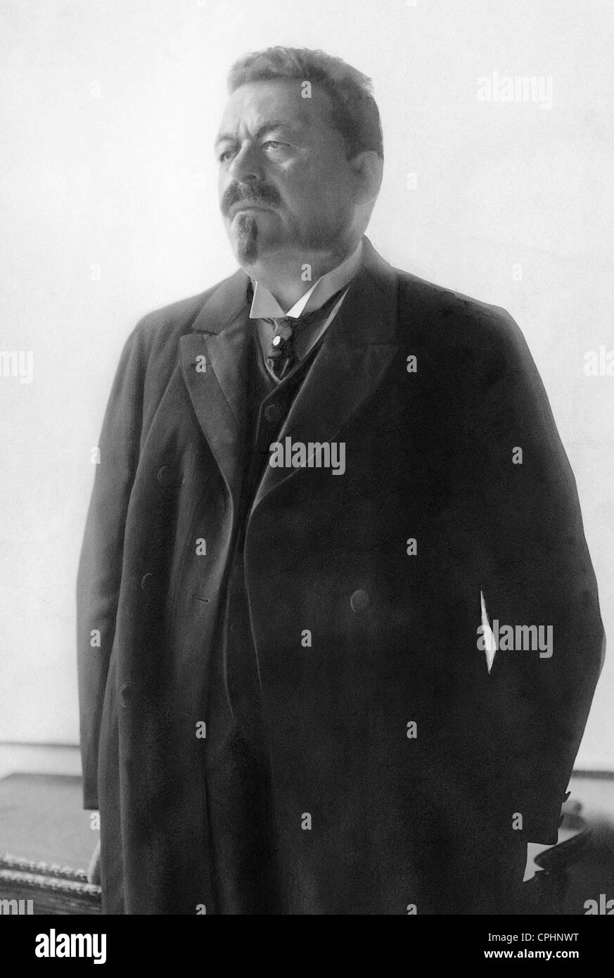 Portrait de Friedrich Ebert (1871-1925) le jour de sa prestation de serment en tant que 1er Président de la République de Weimar, le 21 août 1919 Banque D'Images