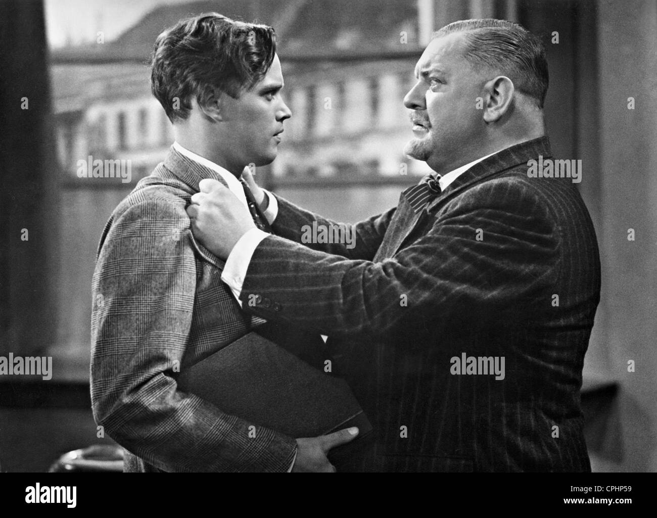 Kurt Meisel et Heinrich George dans 'Mrs. Sylvelin', 1938 Banque D'Images