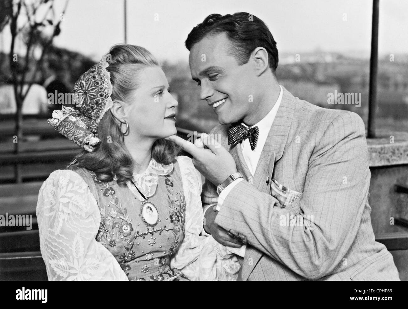 Kristina Soederbaum et Kurt Meisel dans 'La Ville d'Or', 1942 Banque D'Images