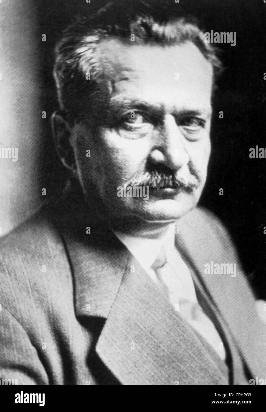 Portrait d'homme politique allemand Otto Wels (1873-1939), 1932 (photo n/b) Banque D'Images