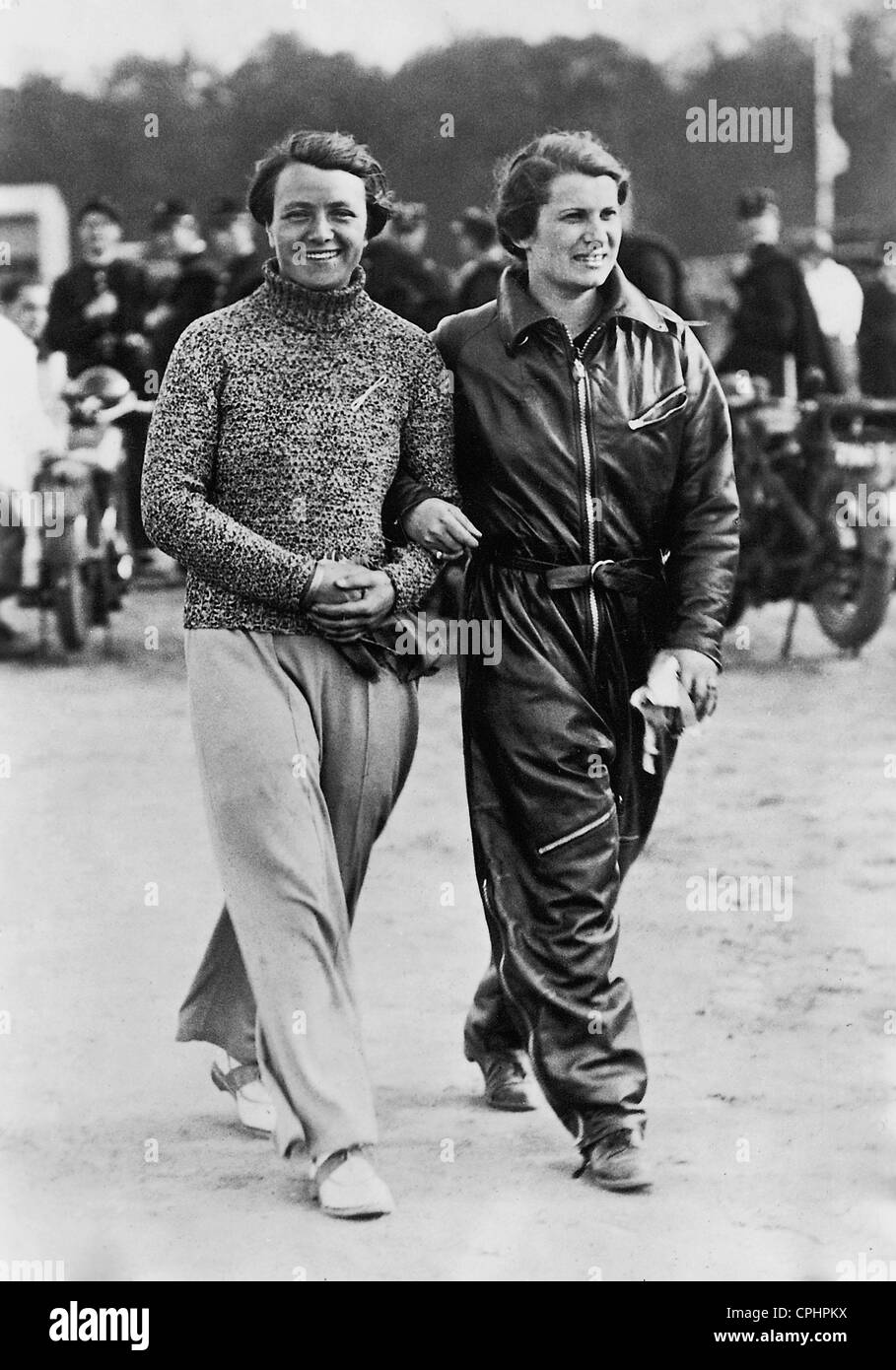 Liesel Bach et Hélène Boucher, 1935 Banque D'Images