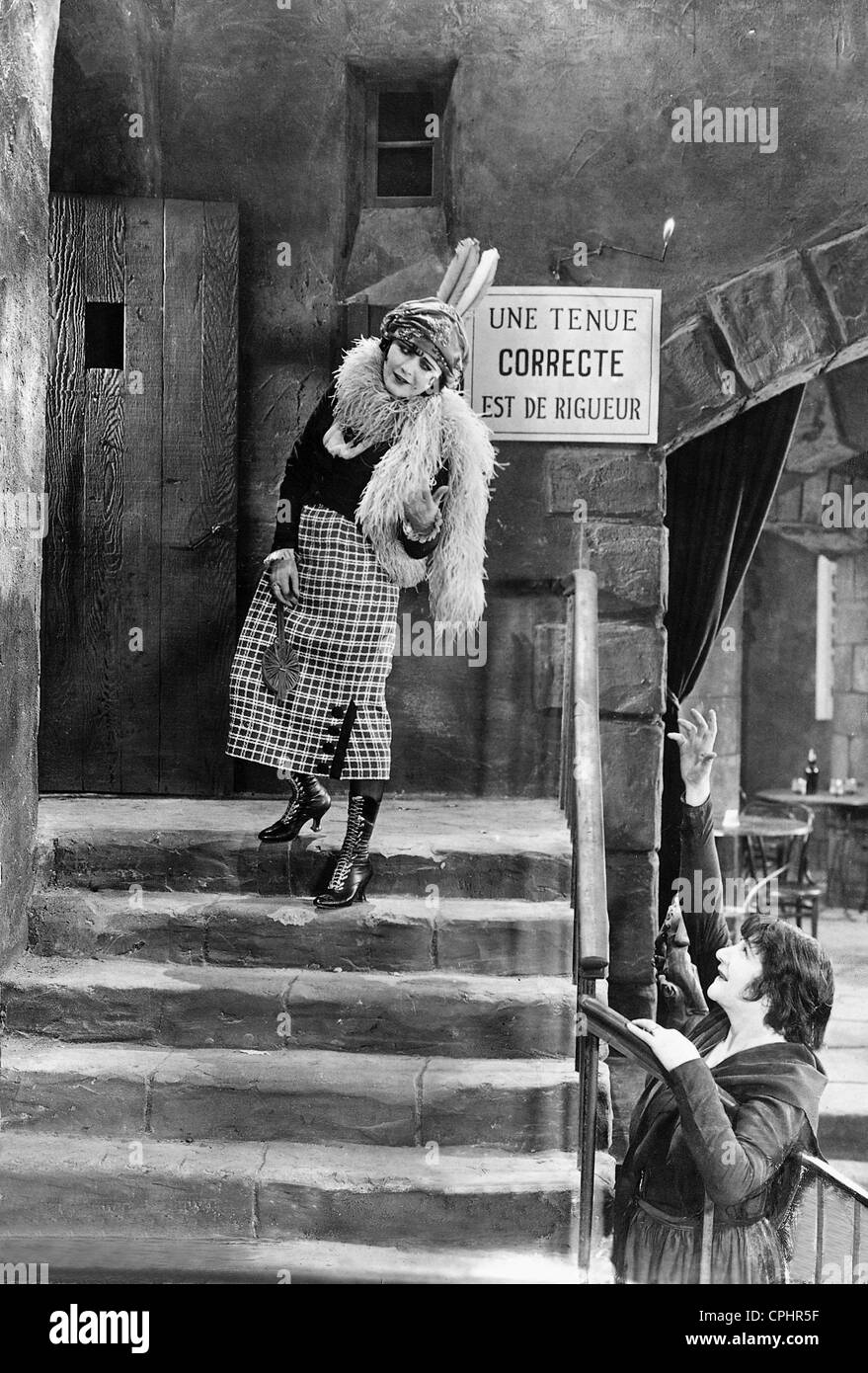 Pola Negri dans 'Shadow' de Paris, 1924 Banque D'Images