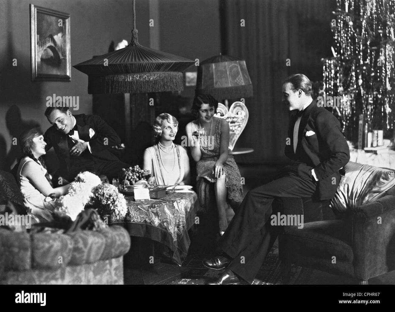 Acteurs sur une scène à Berlin, parmi eux Willy Fritsch, 1928 Banque D'Images