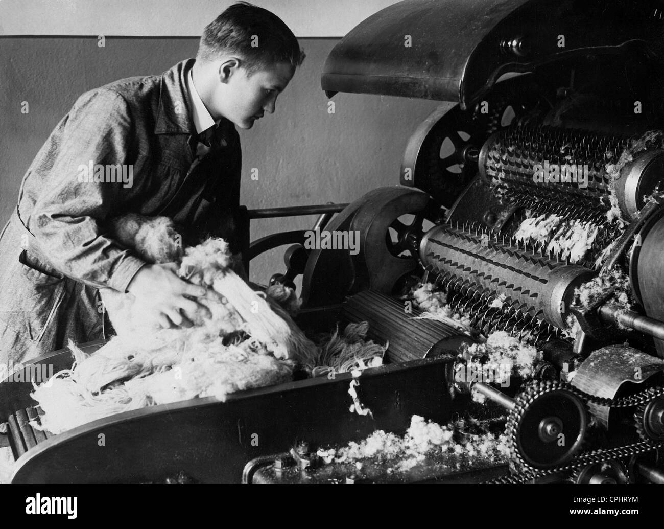 La production de coton, 1935 Banque D'Images