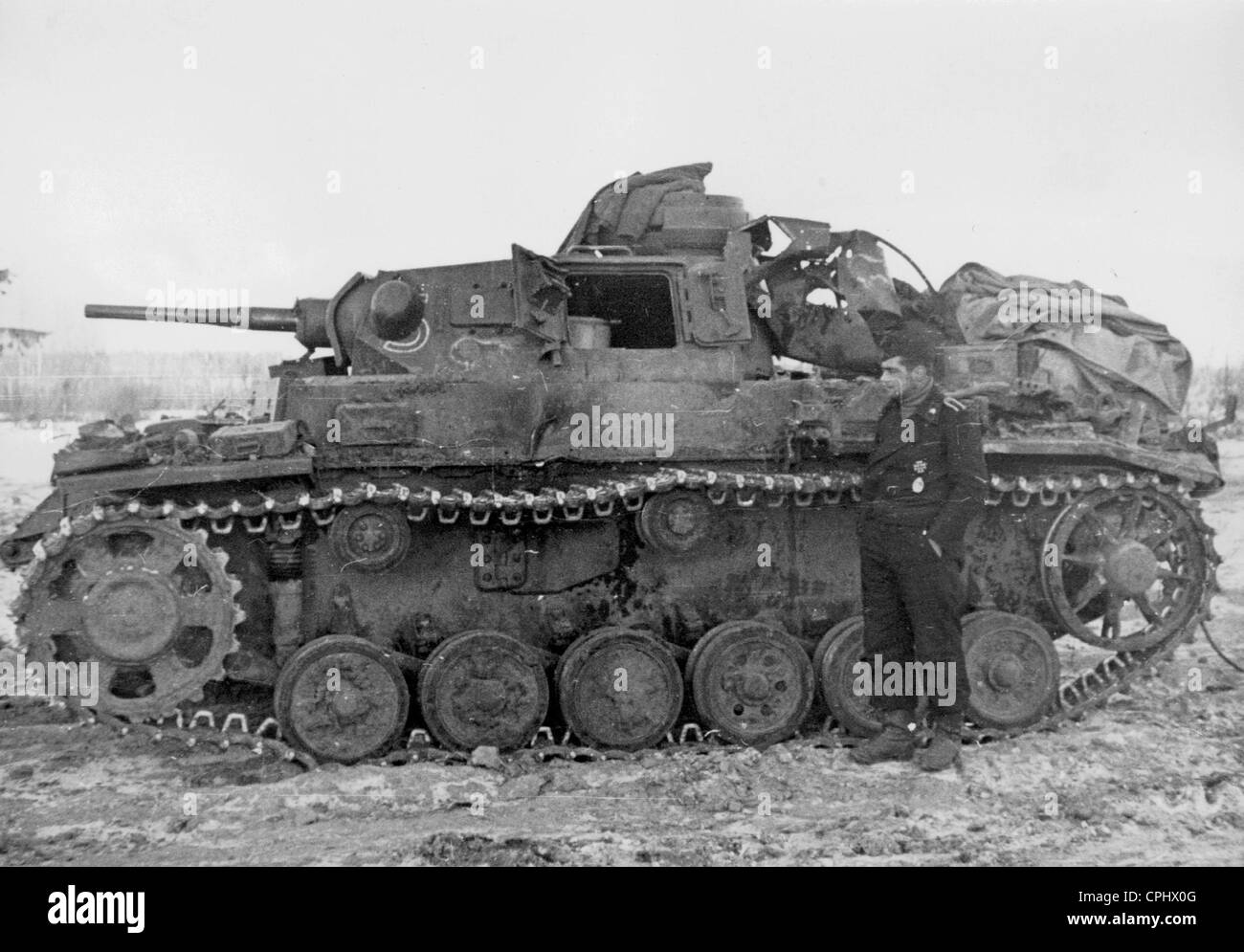 German tank III, 1941 Banque D'Images