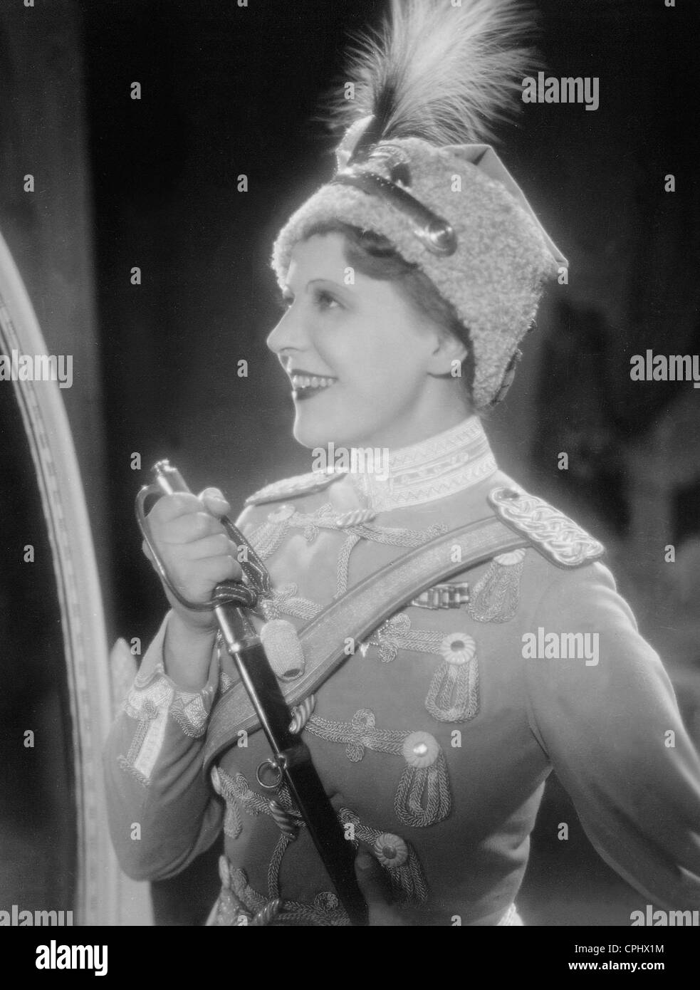 Mady Chrétiens dans 'Lieutenant warst Du einst bei den Husaren, 1930 Banque D'Images