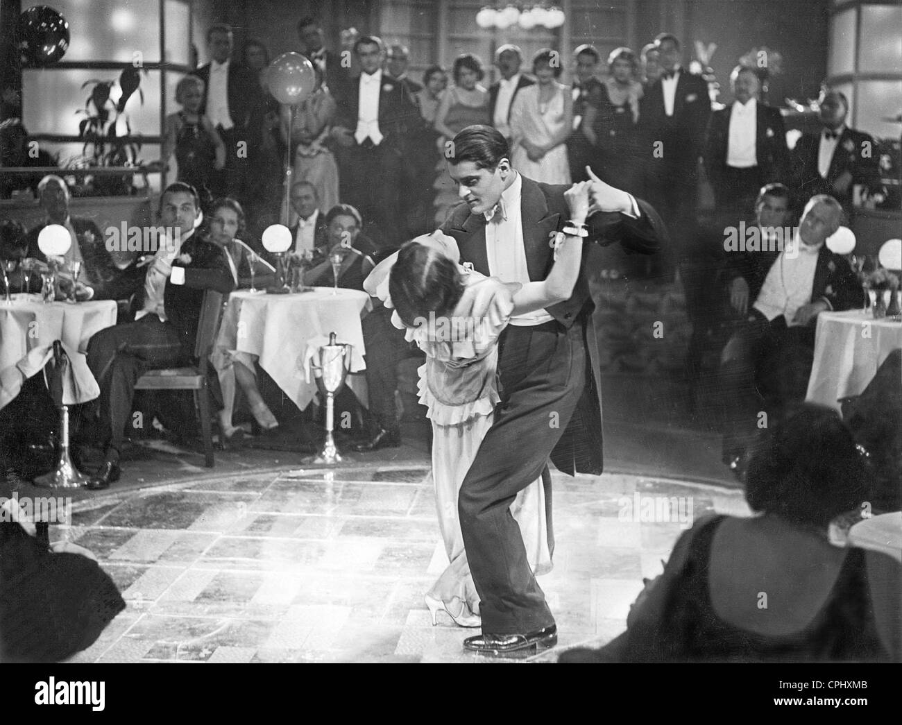 Danse tango dans "Sa Majesté l'amour, 1930 Banque D'Images