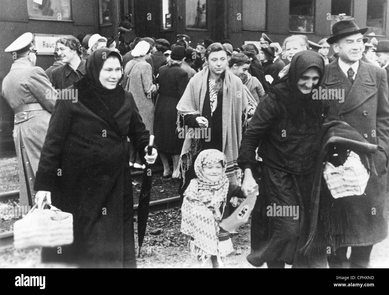 Des Allemands de Bessarabie, 1940 Banque D'Images