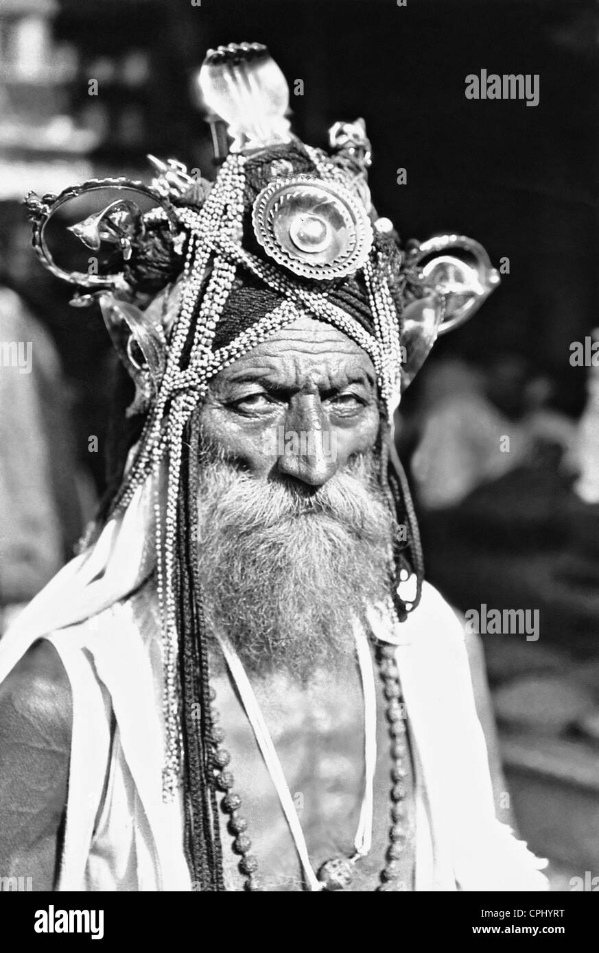 Portrait d'un mendiant indien, 1936 Banque D'Images