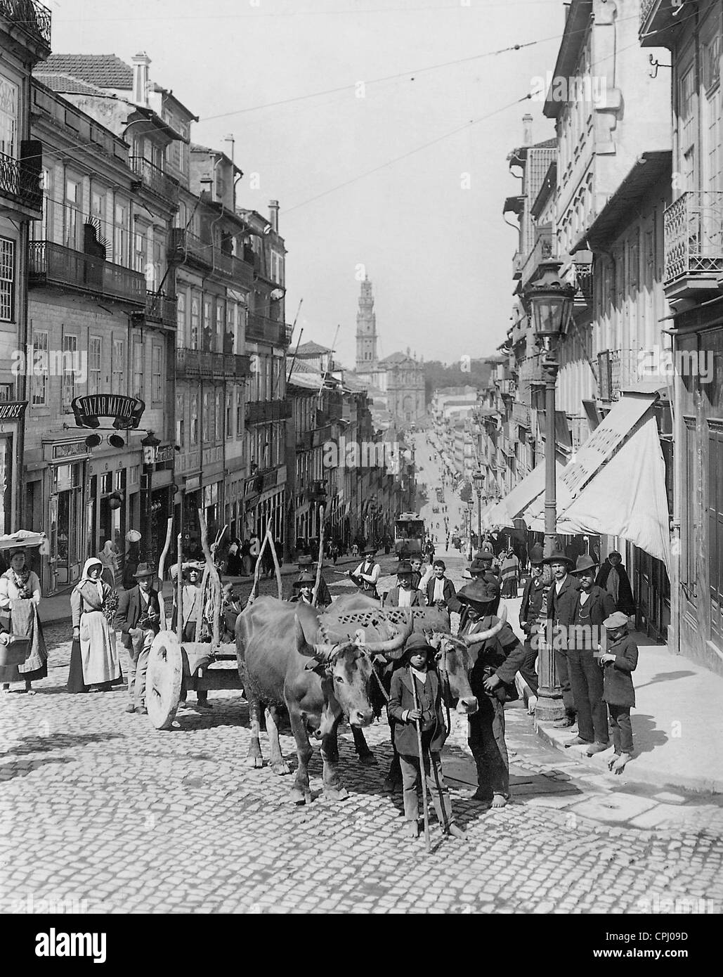 Rue de Porto, 1927 Banque D'Images