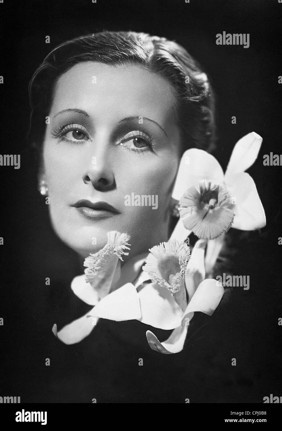 Lil Dagover dans 'la Fille Irene', 1936 Banque D'Images