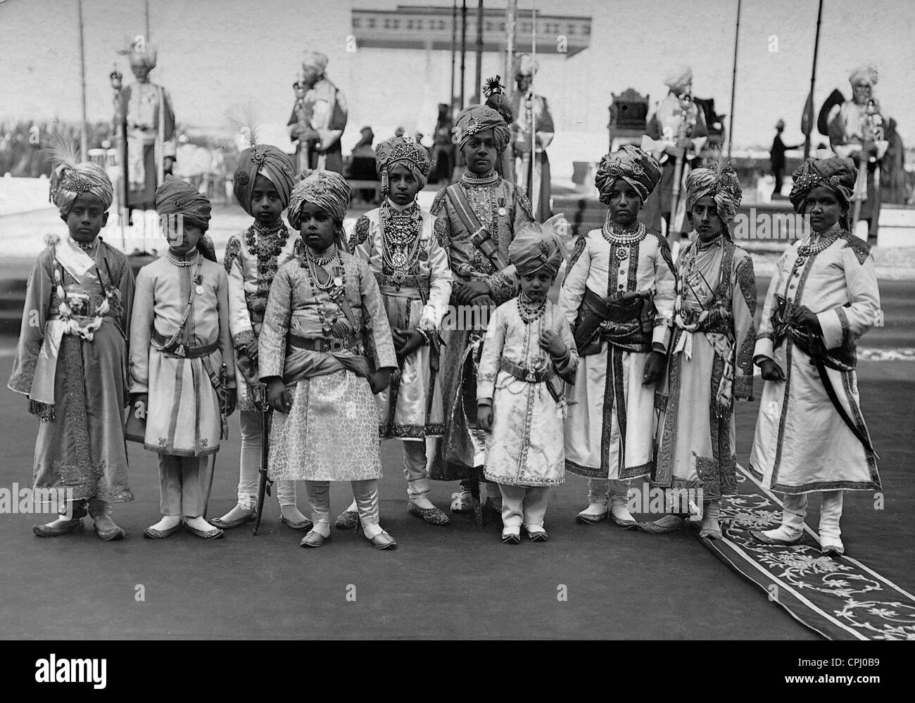 Princes Indiens, 1911 Banque D'Images