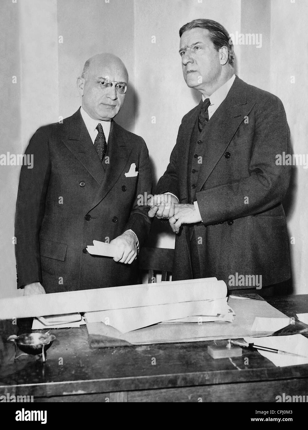 Stephen S. Wise et Bernhard S. Deutsch, 1933 Banque D'Images