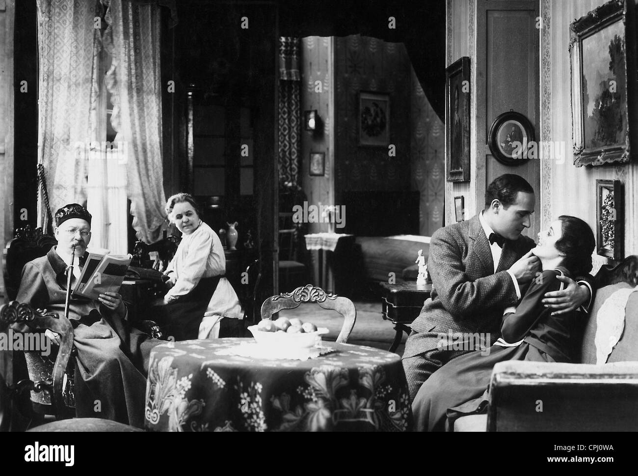 Fern Andra dans un film muet Banque D'Images