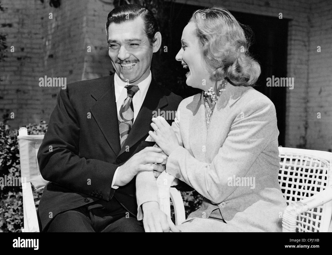 Clark Gable et Carole Lombard, 1939 Banque D'Images