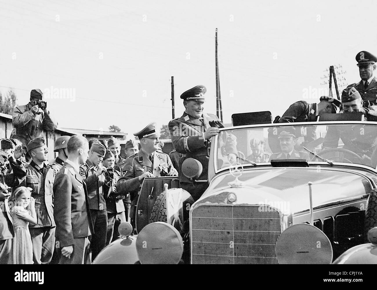 Hermann Goring lors d'un voyage en Pologne, 1939 Banque D'Images