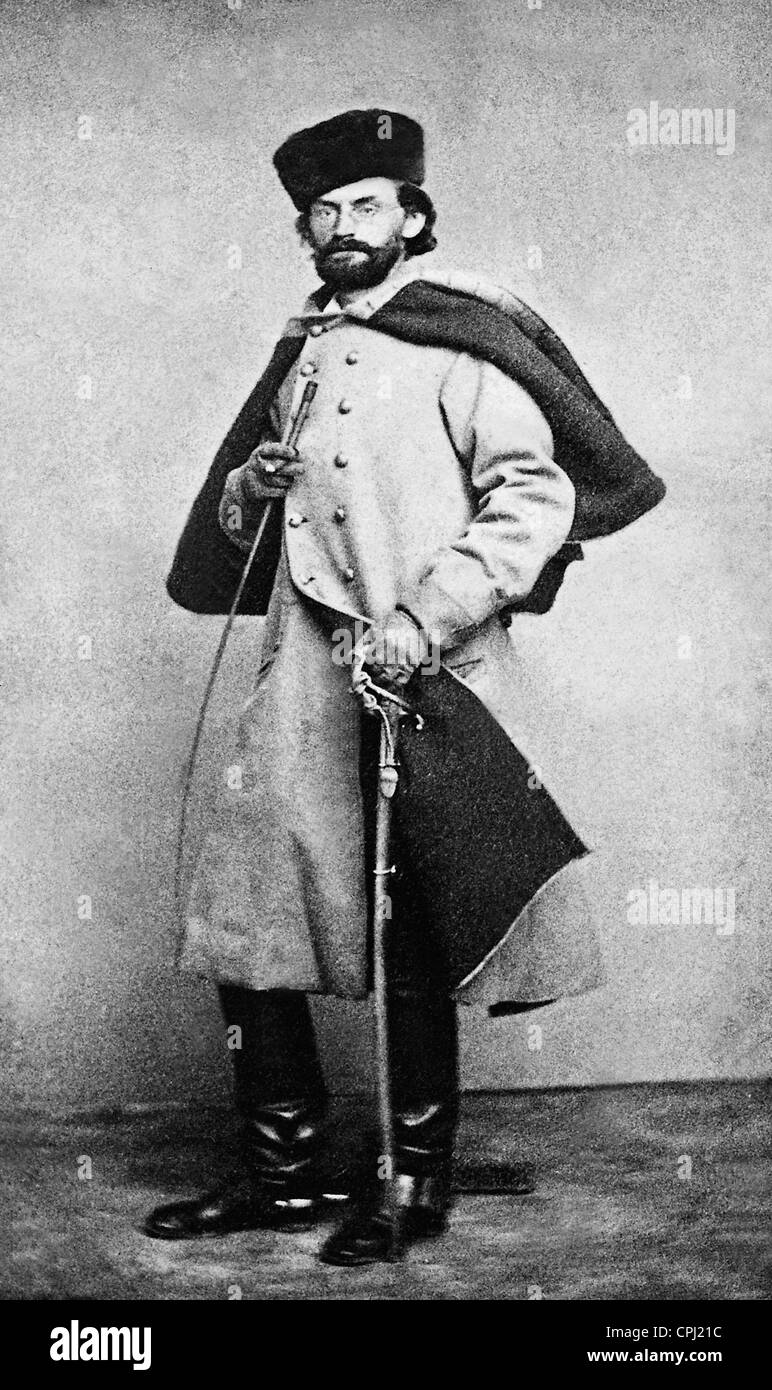 Carl Schurz, pendant la guerre civile, 1862/63 Banque D'Images