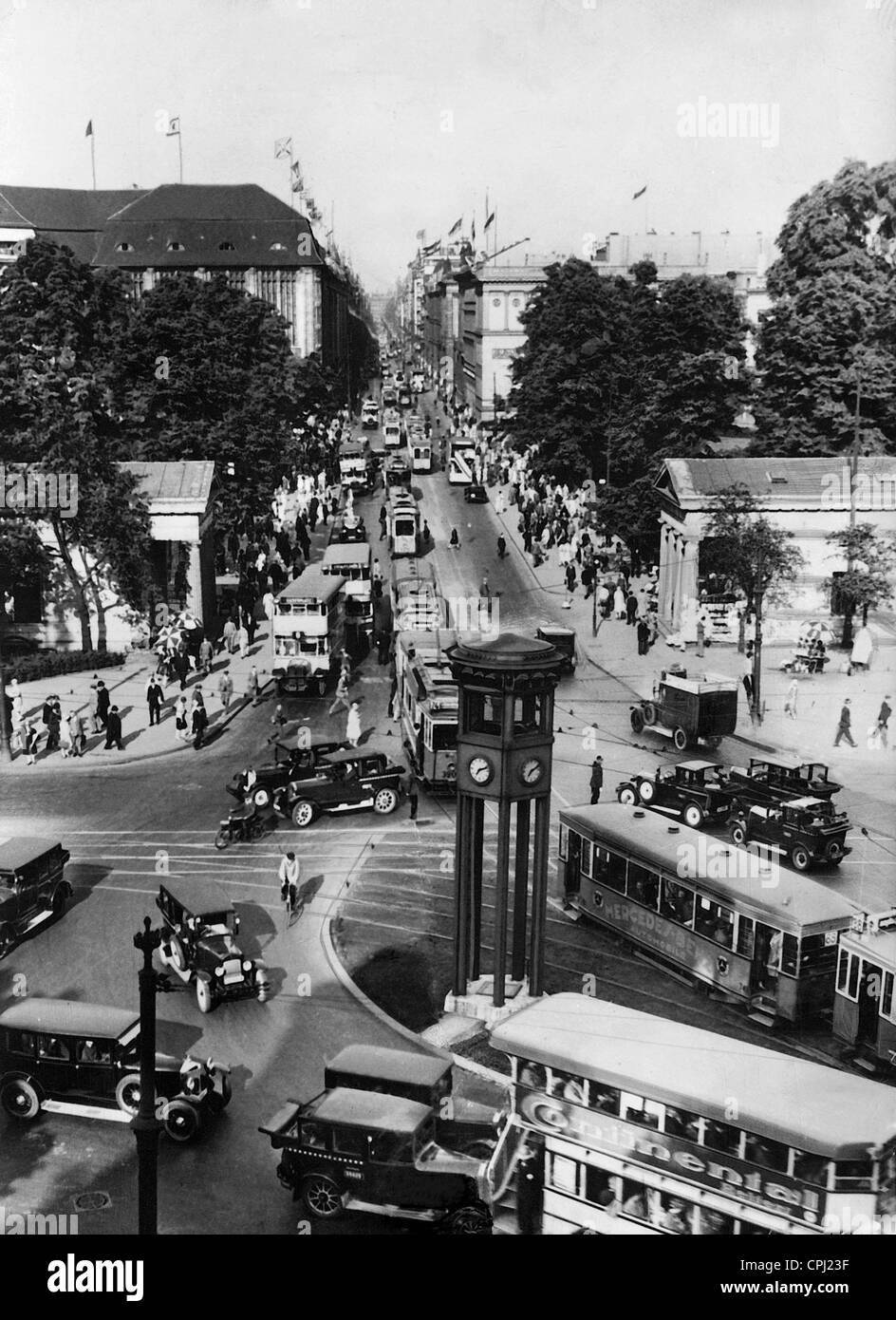 La Place de Potsdam, 1937 Banque D'Images