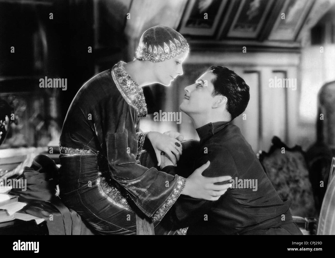 Greta Garbo et Ramon Novarro dans 'Mata Hari', 1931 Banque D'Images