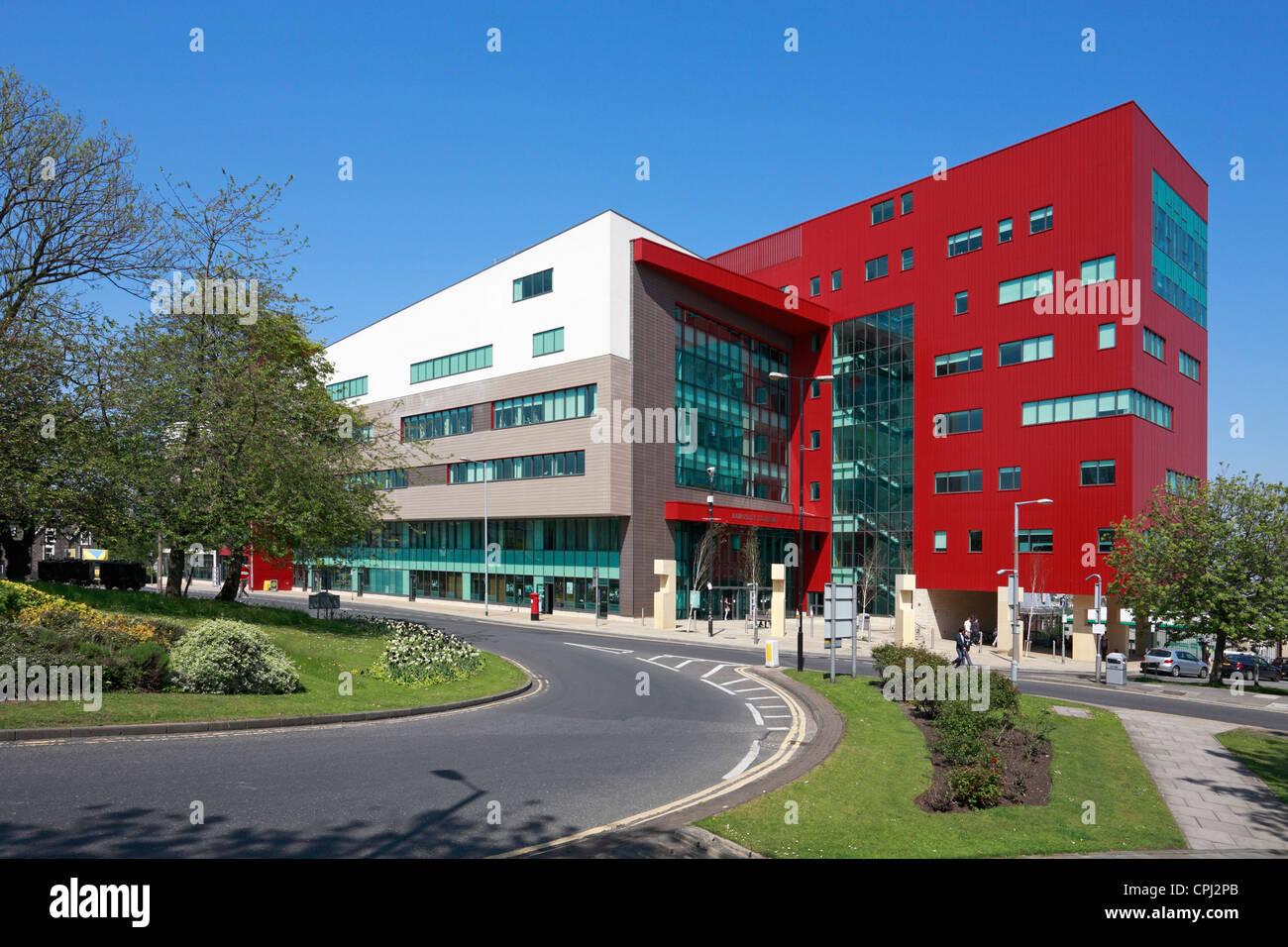 Barnsley College campus principal, Barnsley, South Yorkshire, Angleterre, Royaume-Uni. Banque D'Images