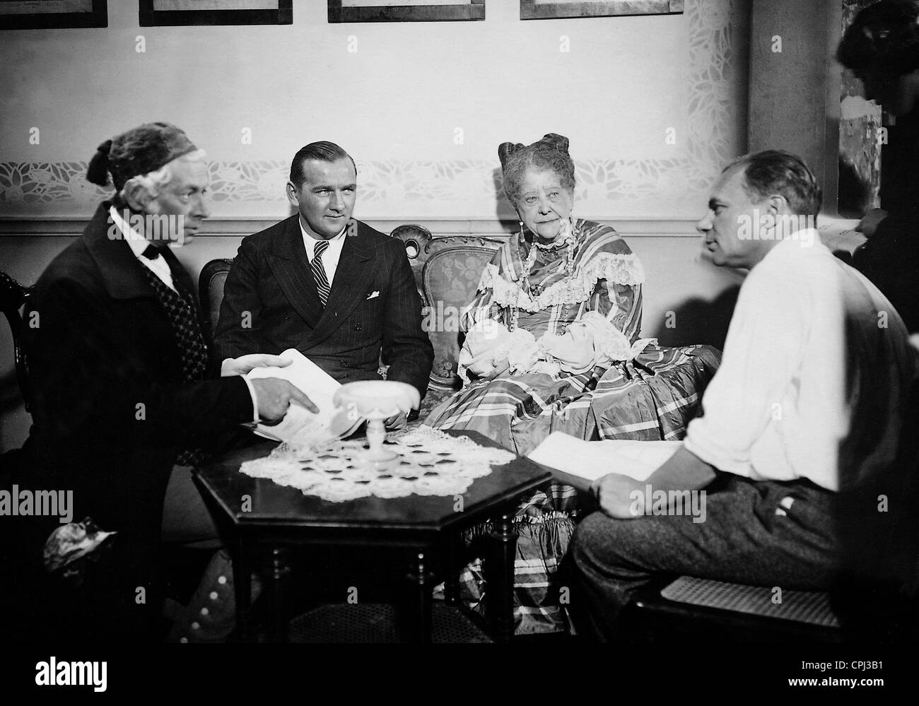 Georg Jacoby pendant le tournage de 'l'intrus', 1933 Banque D'Images