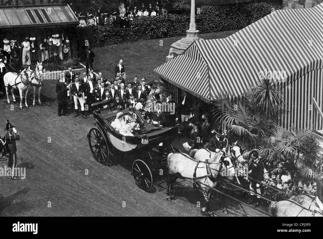 Mariage du Prince Gustave Adolphe de Suède, 1905 Banque D'Images