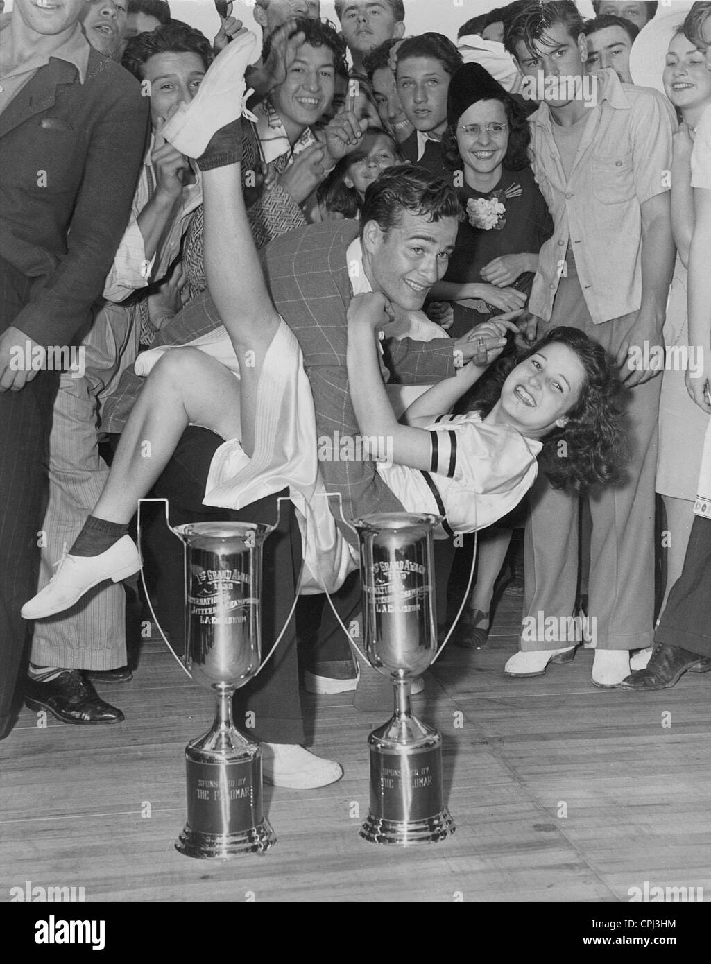 Jitterbug contest à Los Angeles 1939 Banque D'Images