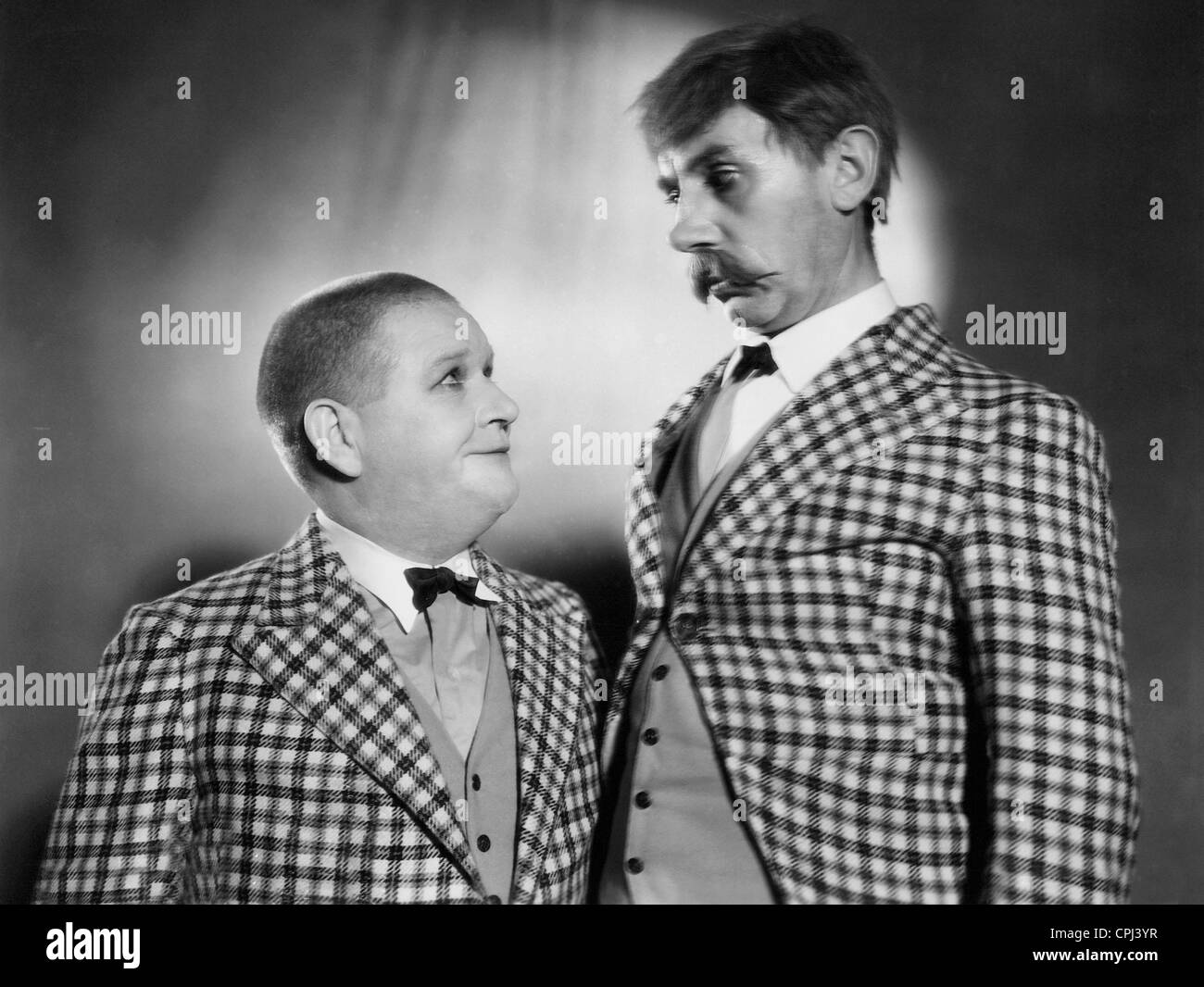 Harald Madsen et Carl Schenstrom dans 'Knox und die lustigen Vagabunden", 1935 Banque D'Images