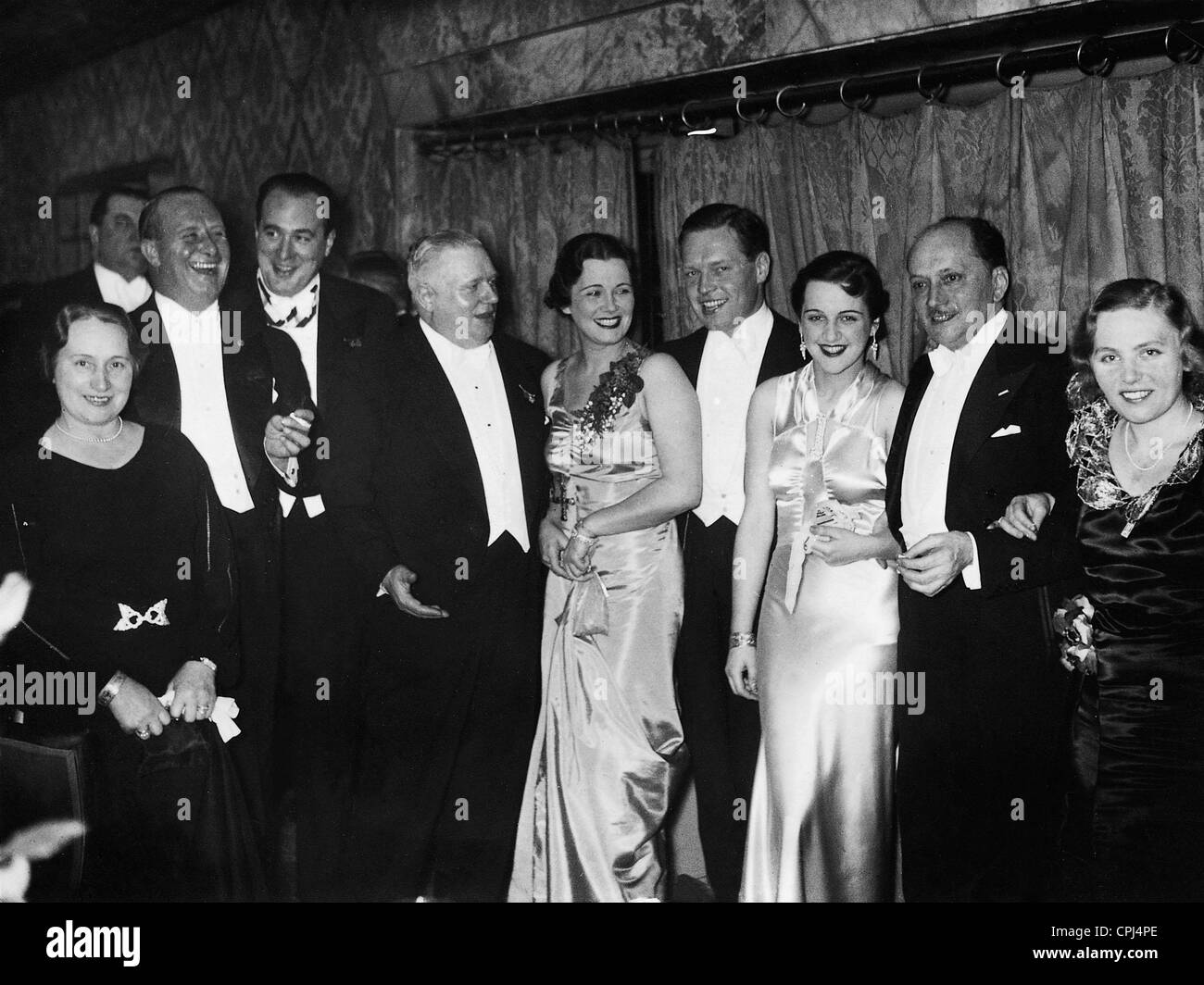 Olga Chekhova, Hans Brausewetter, Ida Tschechowa et Theodor Loos, 1935 Banque D'Images