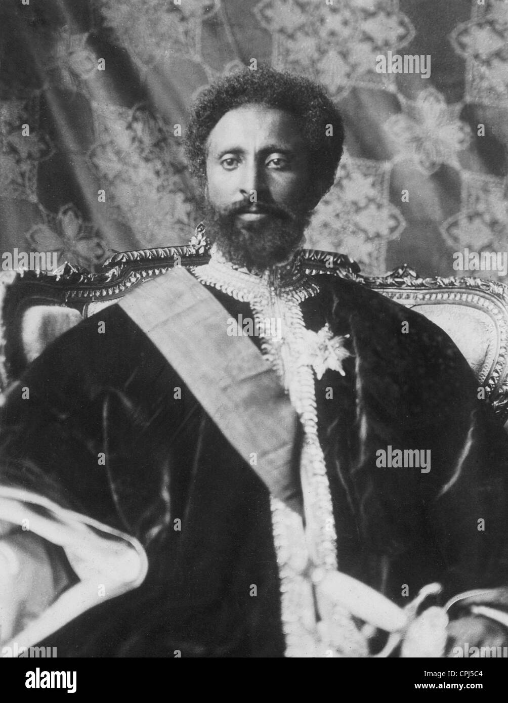 L'empereur Hailé Sélassié, 1930 Banque D'Images