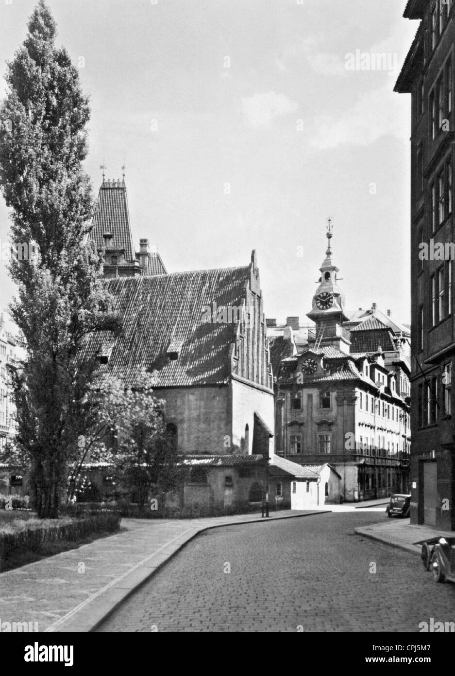 Synagogue de Prague Banque D'Images