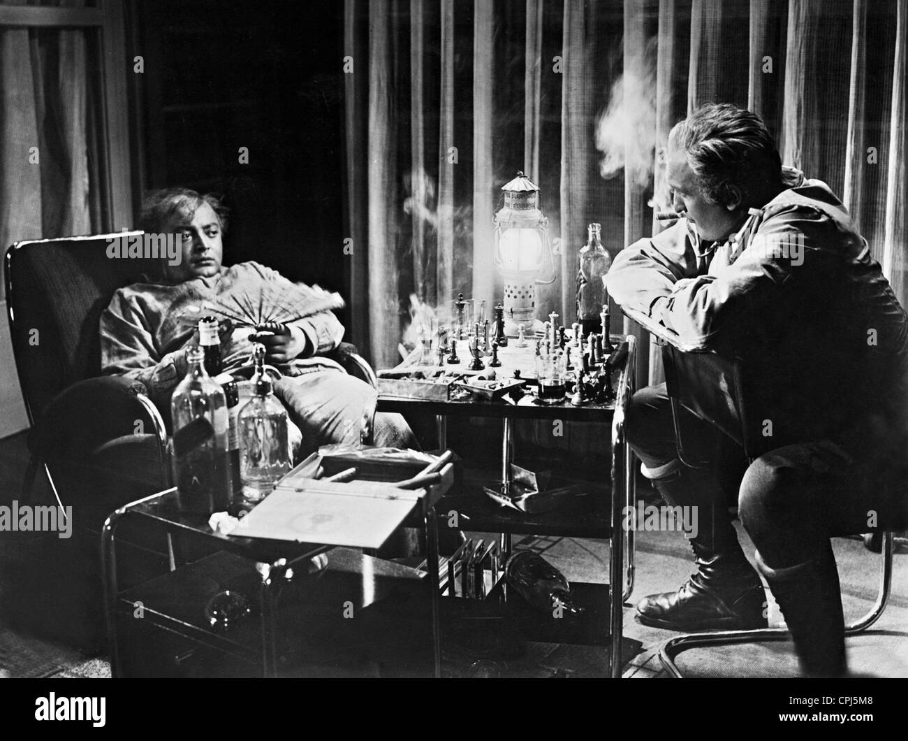 Peter Lorre et Hans Albers dans 'F.P.1 ne possède pas de réponse", 1932 Banque D'Images