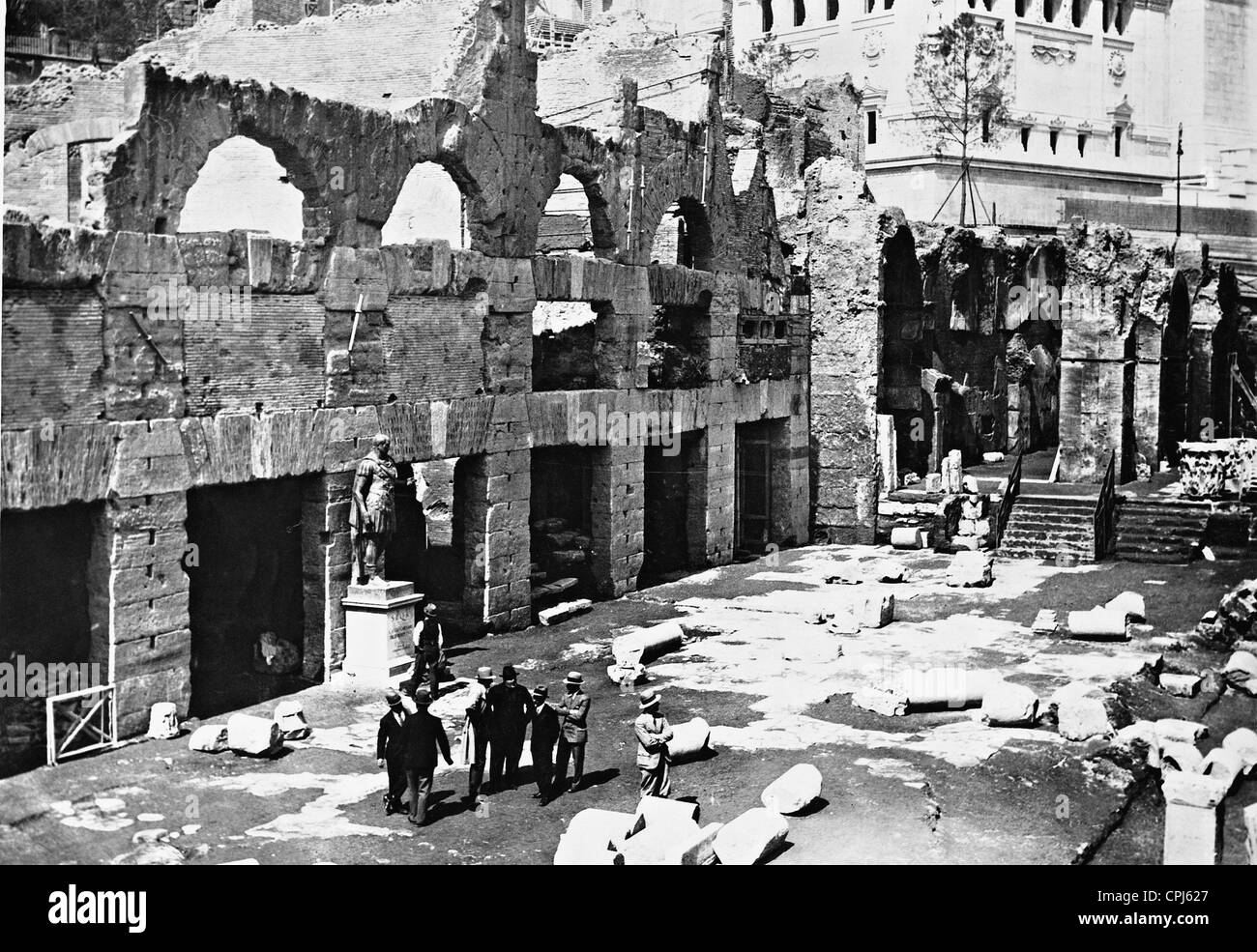 Forum Cesaro à Rome, 1932 Banque D'Images