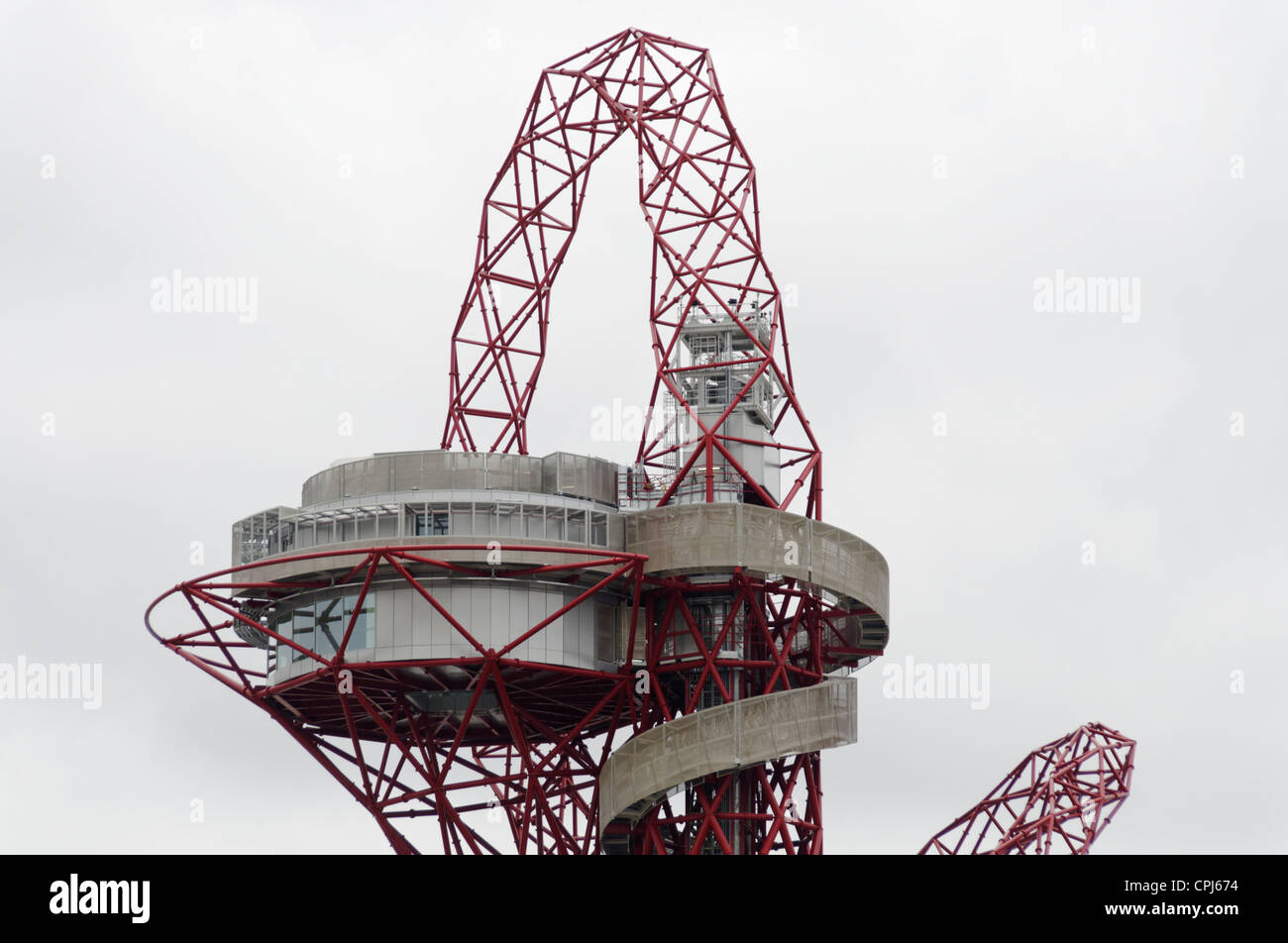 Londres, Royaume-Uni - 14 MAI 2012 : l'orbite d'ArcelorMittal dans le Parc olympique de Londres 2012. Banque D'Images