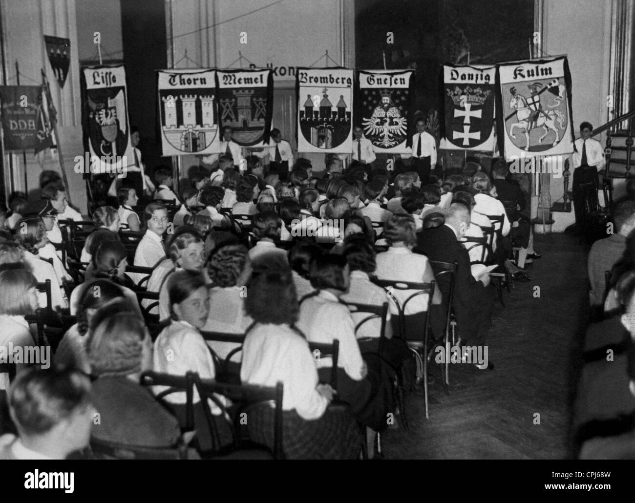 Les régions de l'Est" de l'Union pour les Allemands à l'étranger Banque D'Images