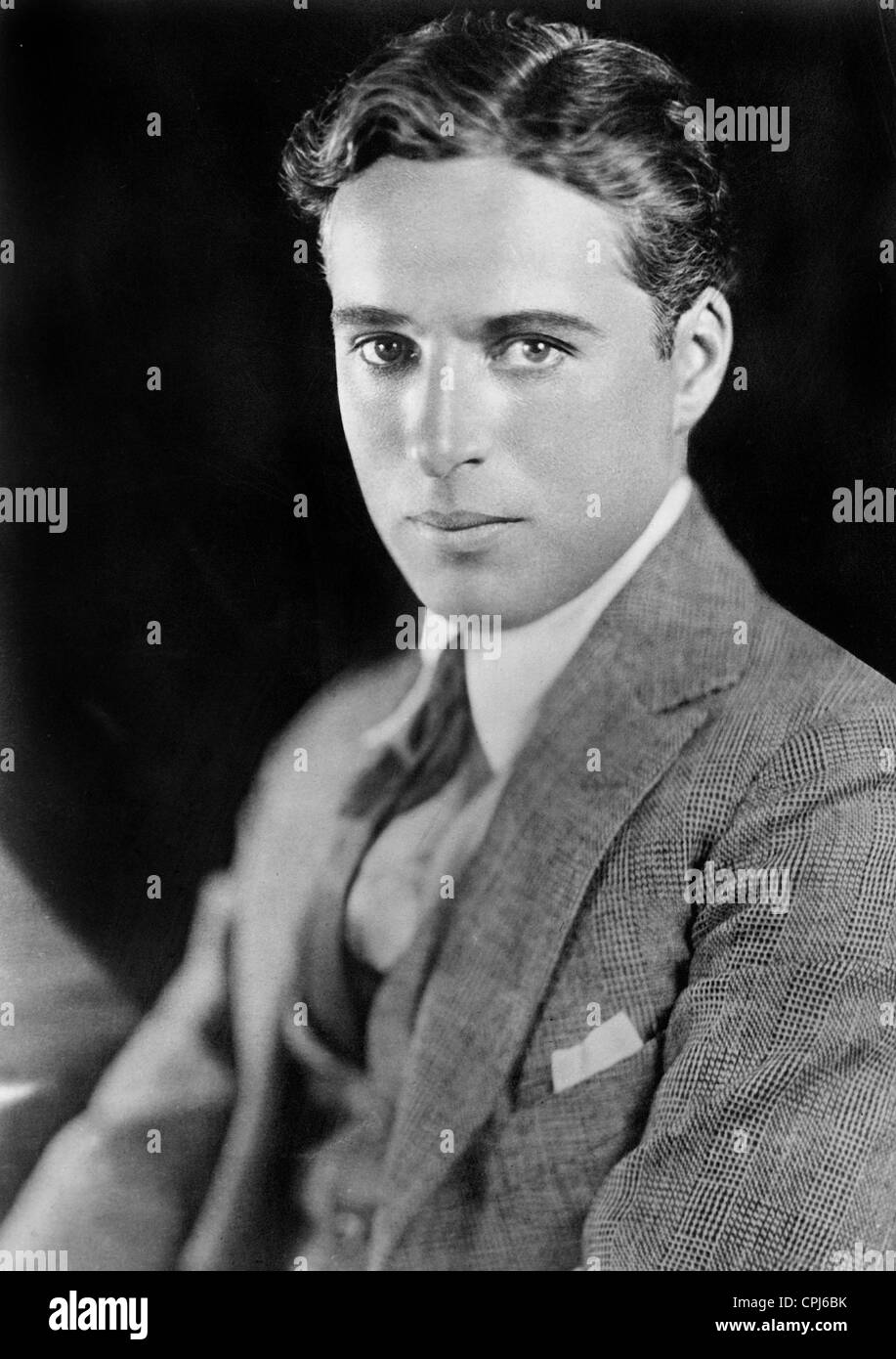 L'acteur britannique et réalisateur Charles Chaplin (1889-1977). Banque D'Images